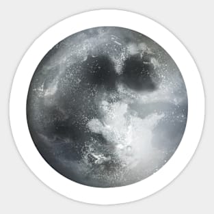 Full Moon Sticker